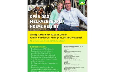 Open dag Hoeve Heizigt, Westbroek op vrijdag 15 maart 2019.