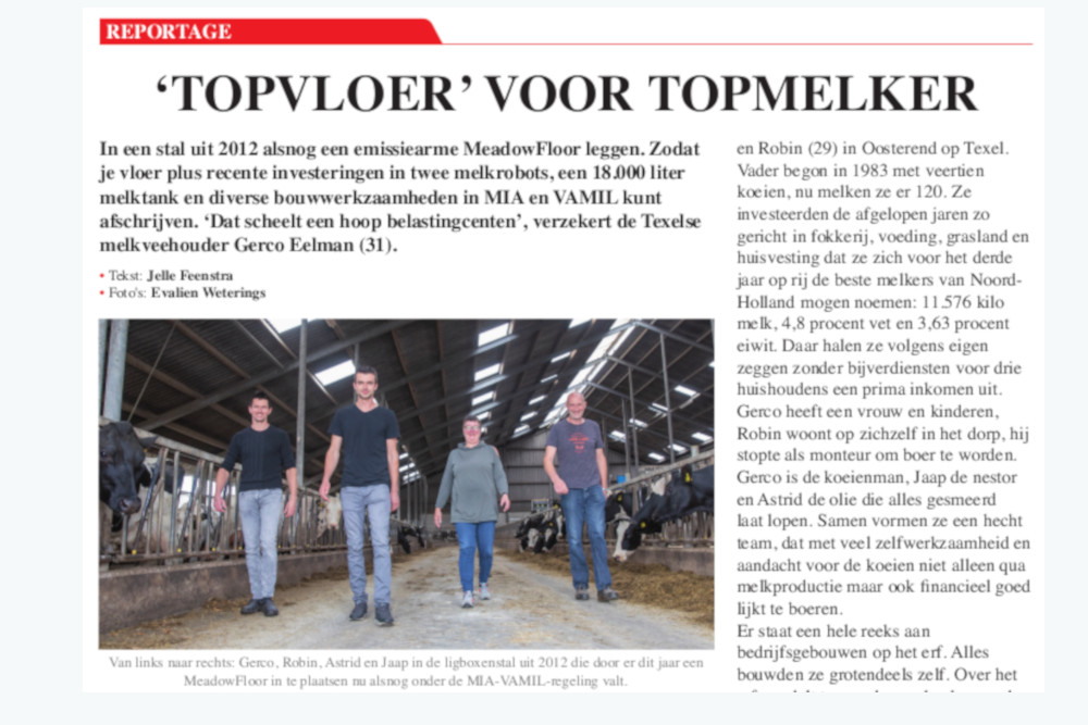 Artikel Agrarische Schouw d.d. 26 september 2019