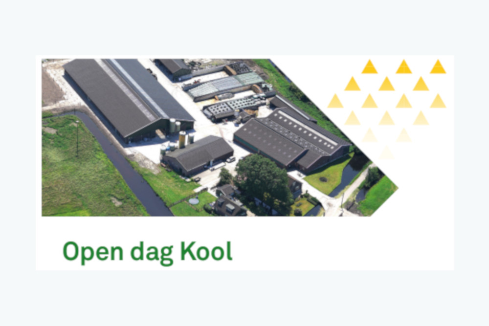 24 oktober Open Dag bij familie Kool in Stolwijk